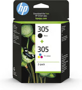 HP 305 Ink Cartridge 2-Pack – Black and Tri-Color