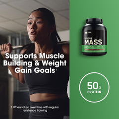 Optimum Nutrition Serious Mass, Weight Gainer Protein Powder, Mass Gainer, Vitamin C and Zinc for Immune Support, Creatine, Chocolate