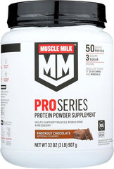 Muscle Mlk Pro Series 50 Knockout Chocolate Protein Powder, 2 Pounds