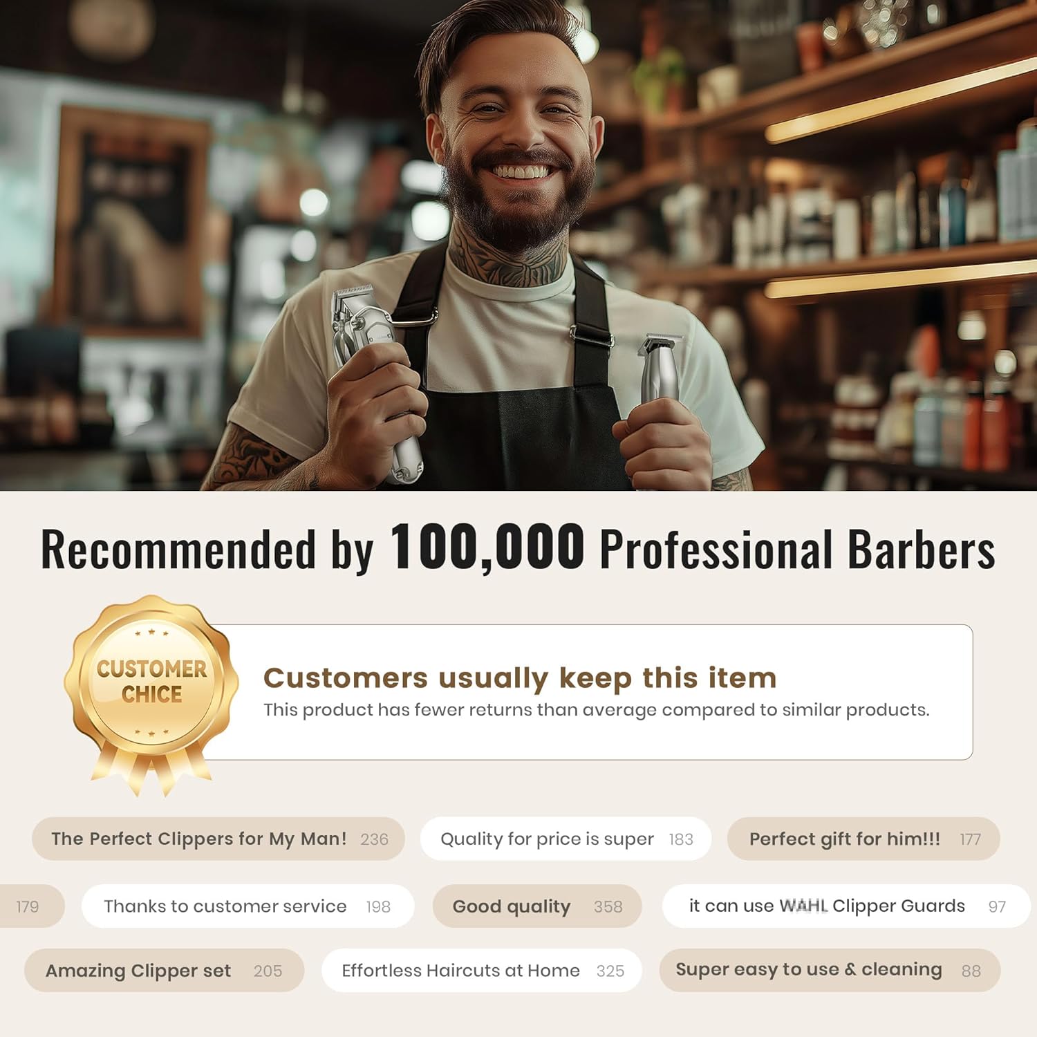 Jack & Rose™ Pro Barber Combo