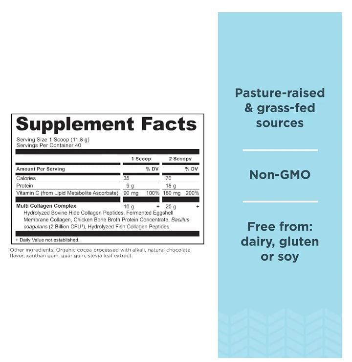 Ancient Nutrition Hydrolyzed Collagen Peptides Powder with Probiotics