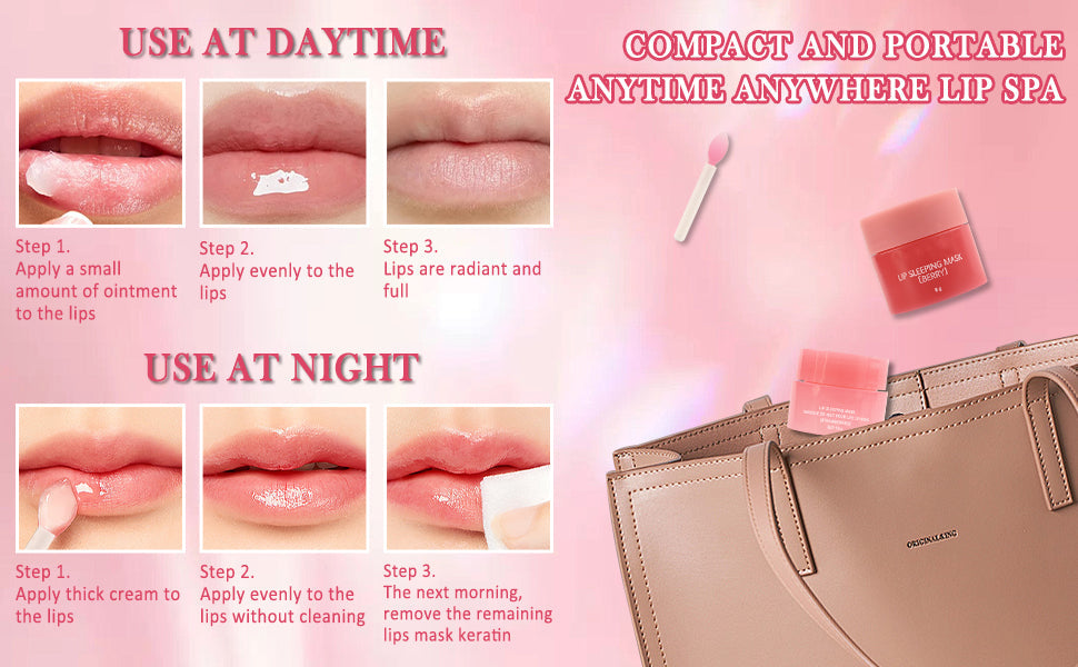 Lip Balm Healing Moisturizing All-natural Lip Mask For Dry Lips Lip Moisturizing Power Lip Care Nourishing Repair