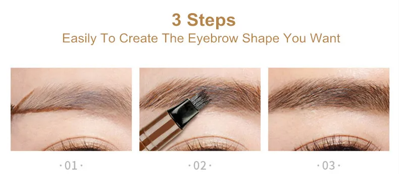 4-Point Waterproof Microblade Eyebrow Pencil