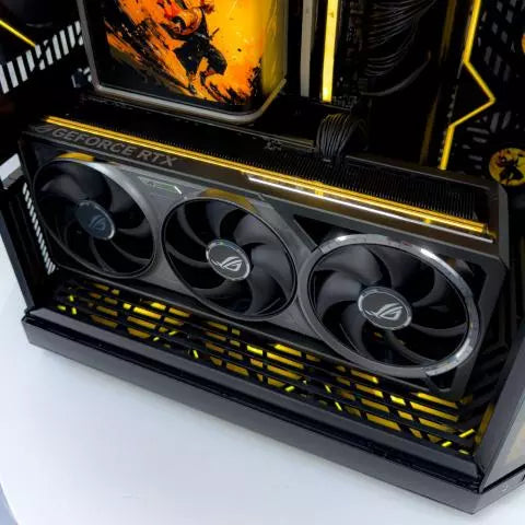 Gaming PC Aesthetic (Ryzen 9 9950X3D, 96 GB DDR5 RAM, RTX 5090 32GB GPU) - Powered by ASUS