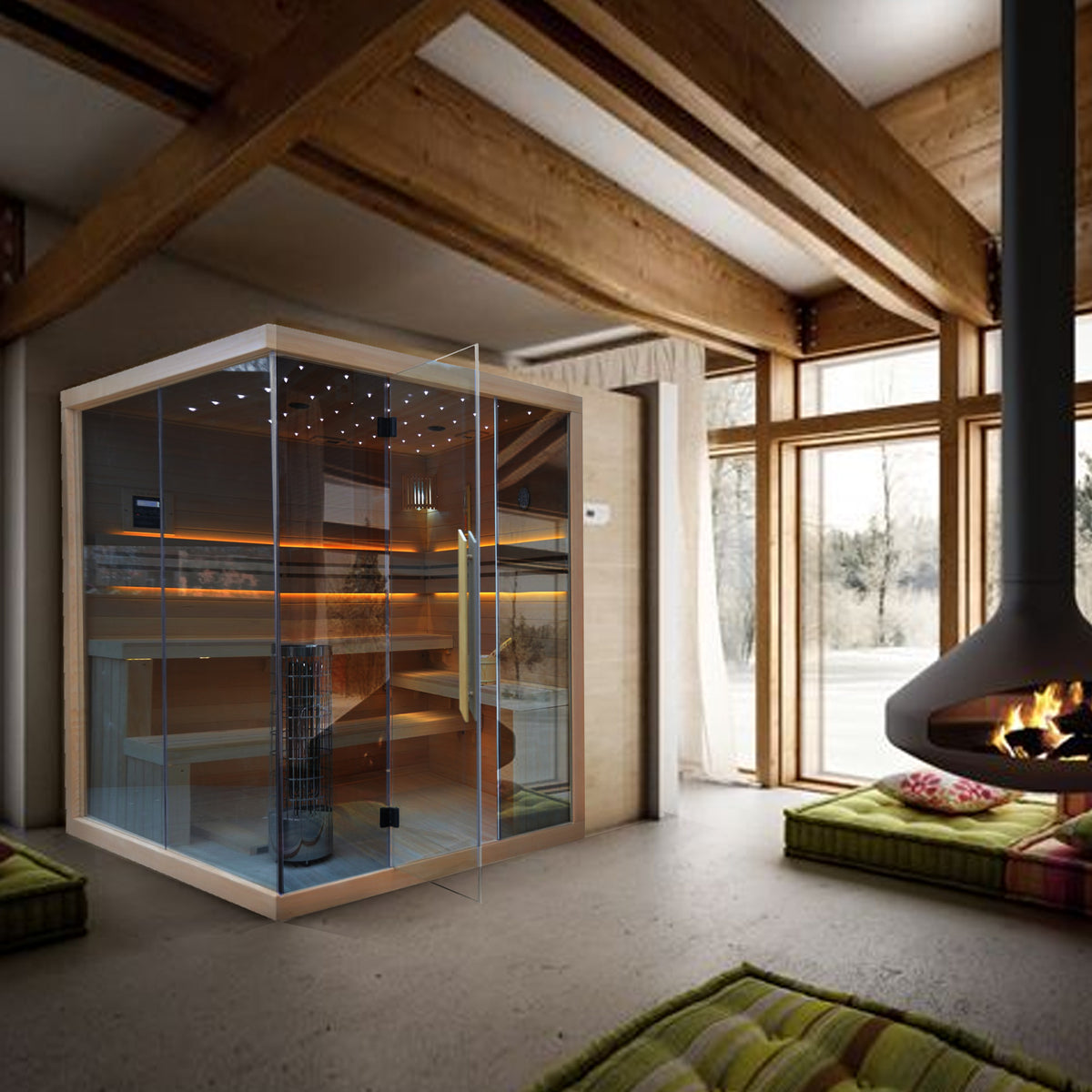 EBARZA™ Sauna Room LM-T03B